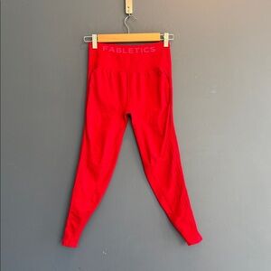 Fabletics Bright Red Leggings